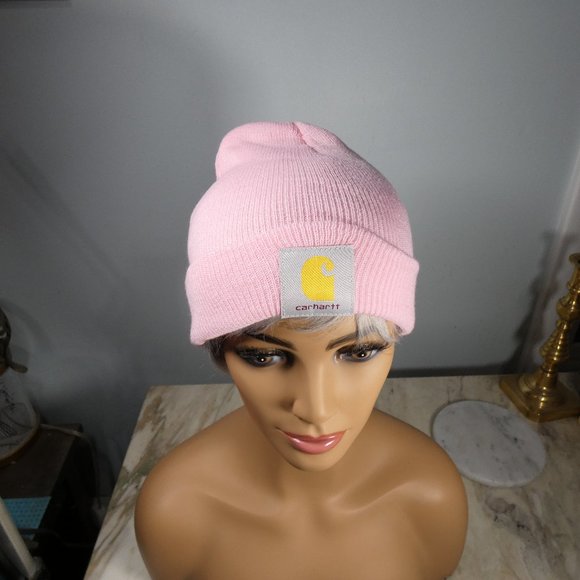 Carhartt Knit Cap Beanie Hat "Powder Pink" - Picture 10 of 10